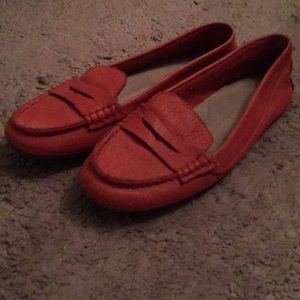 ✨✨Red leather moccasin✨✨